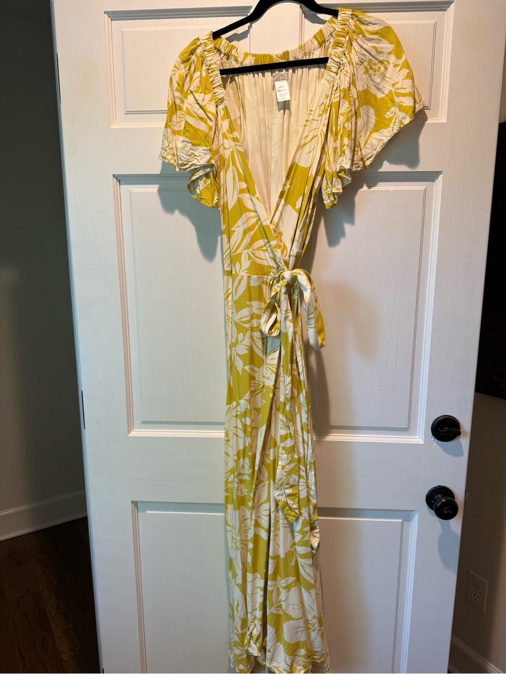 l*space Yellow and White Floral Maxi Dress